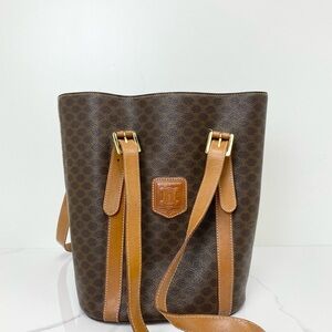 Celine Macadam Bucket Bag Vintage